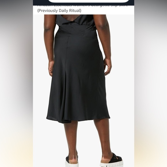 Daily Ritual Women's Georgette Slip Skirt XXL - Picture 2 of 7